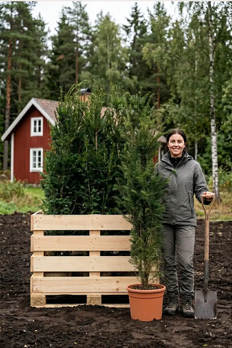 Europabarlind Taxus Baccata Krukke 120-160cm - Bilde 2