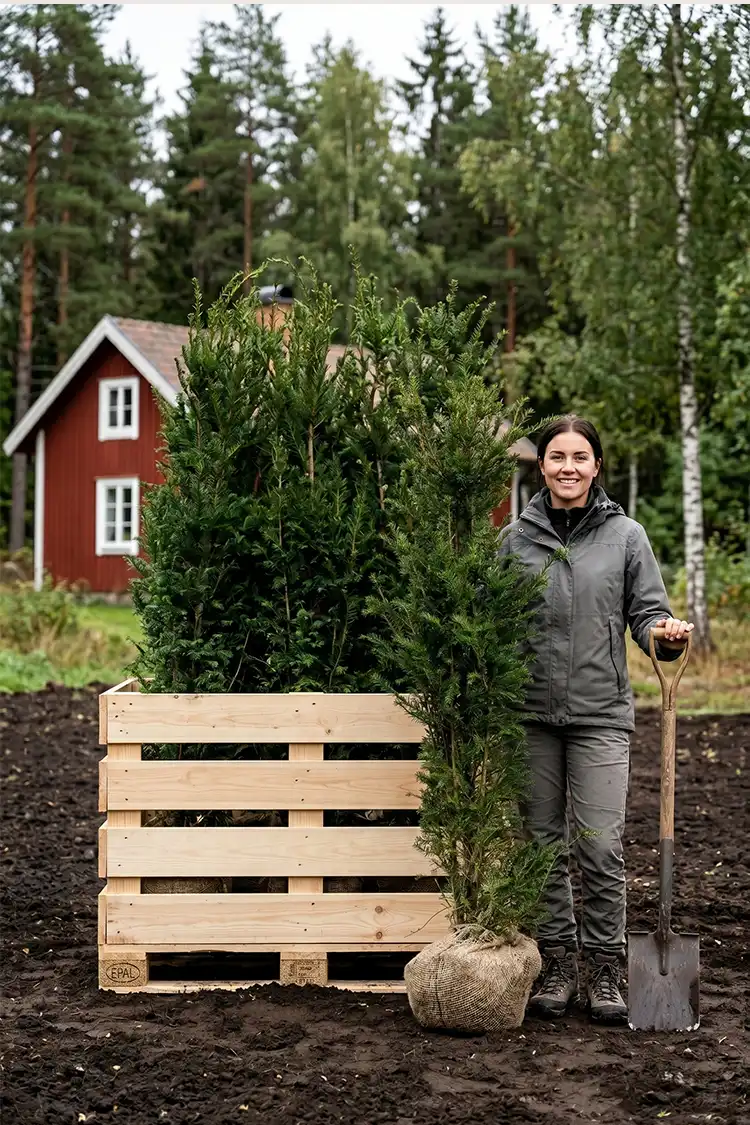 Europabarlind Taxus Baccata Rotklump 120-160cm - Bilde 2
