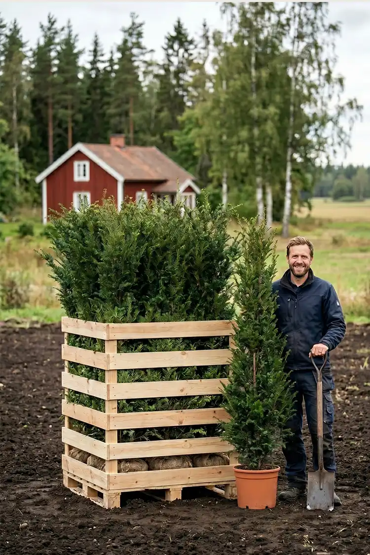Europabarlind Taxus Baccata Krukke 160-200cm - Bilde 2