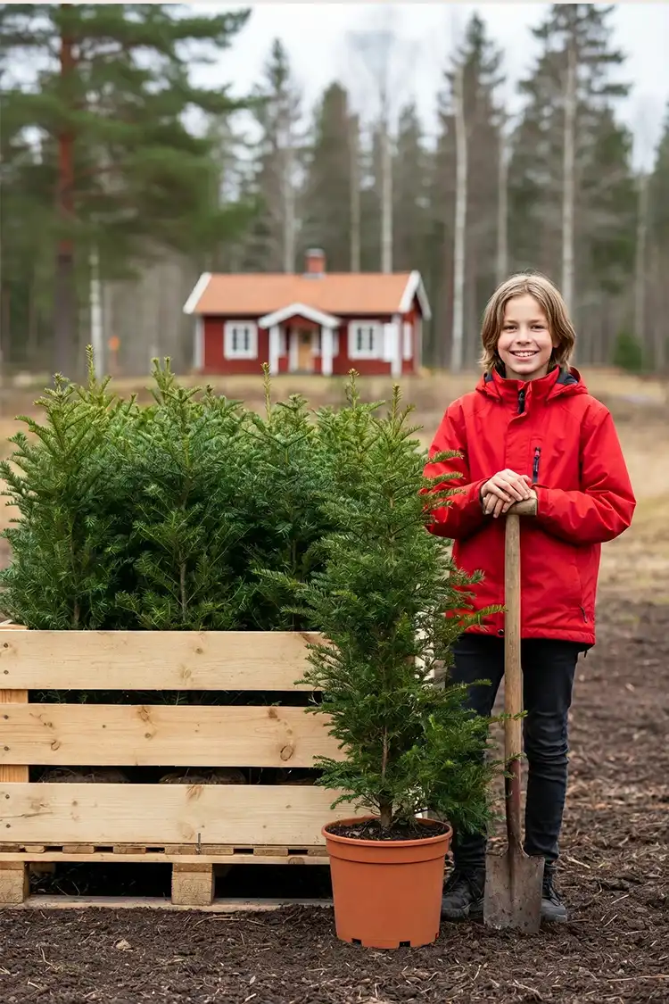 Europabarlind Taxus Baccata Krukke 80-120cm - Bilde 2