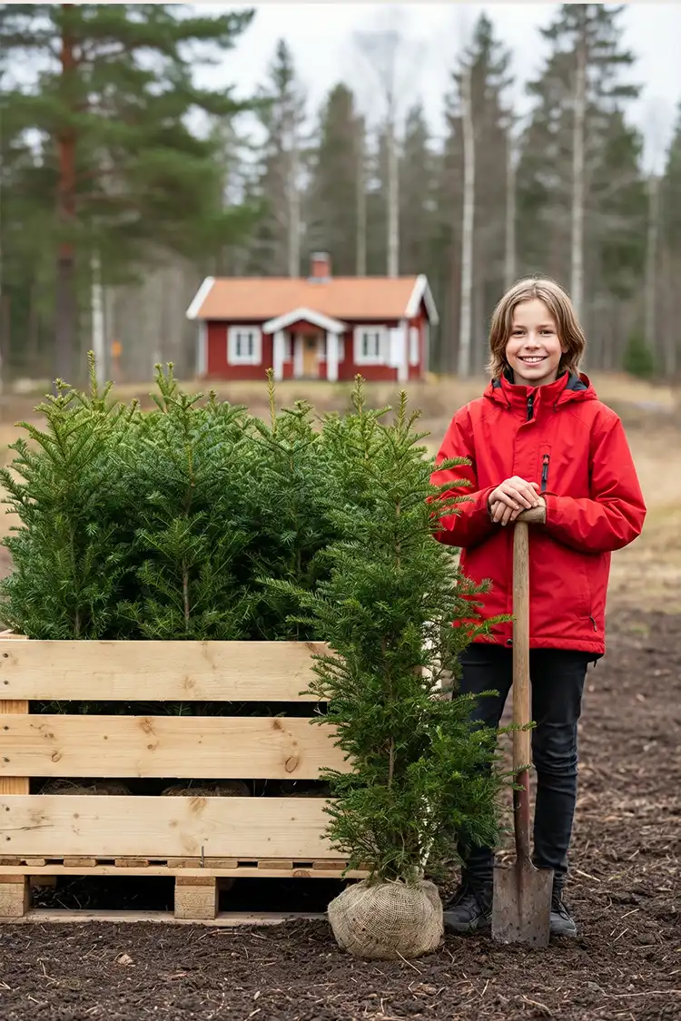 Europabarlind Taxus Baccata Rotklump 80-120cm - Bilde 2